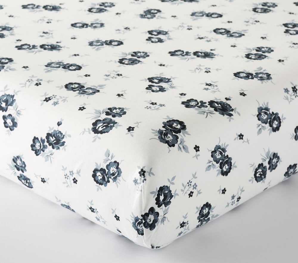 Emily Meritt Floral Cot Fitted Sheet